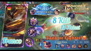 Fearless Franco: Must-Watch 8 Kill MVP! Franco gameplay top 1 global