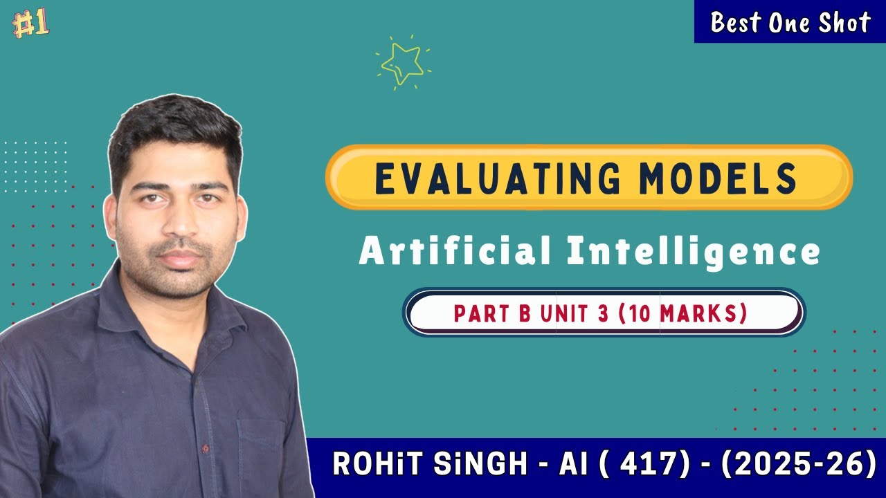 Evaluating Models Class 10 AI (Code 417) | Accuracy, Precision, Recall & F1 Score Explained