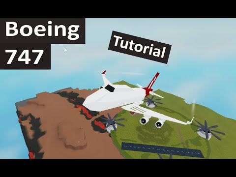 Mini Boeing 747 Tutorial With Subtitles Roblox Plane Crazy Youtube - roblox plane crazy boeing 747