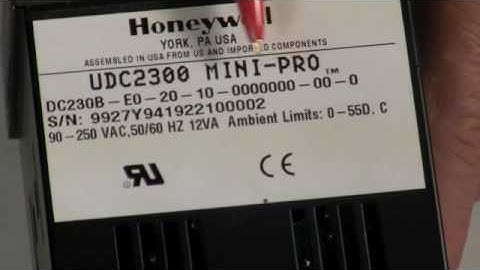 UDC 3000 Part Numbers