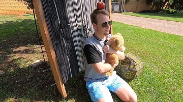 Shooting an apple off of my brothers head with an arrow!!