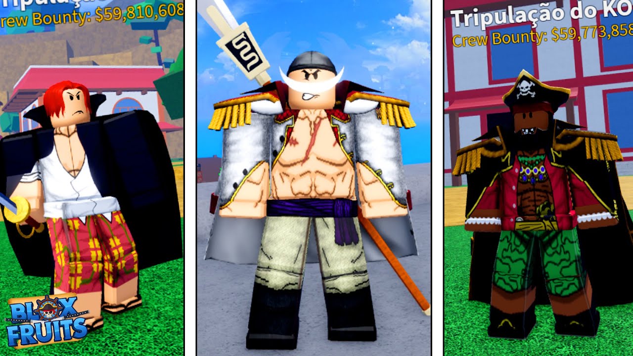 PERSONAGENS DE BLOX FRUITS EM ONE PIECE - #bloxfruits 