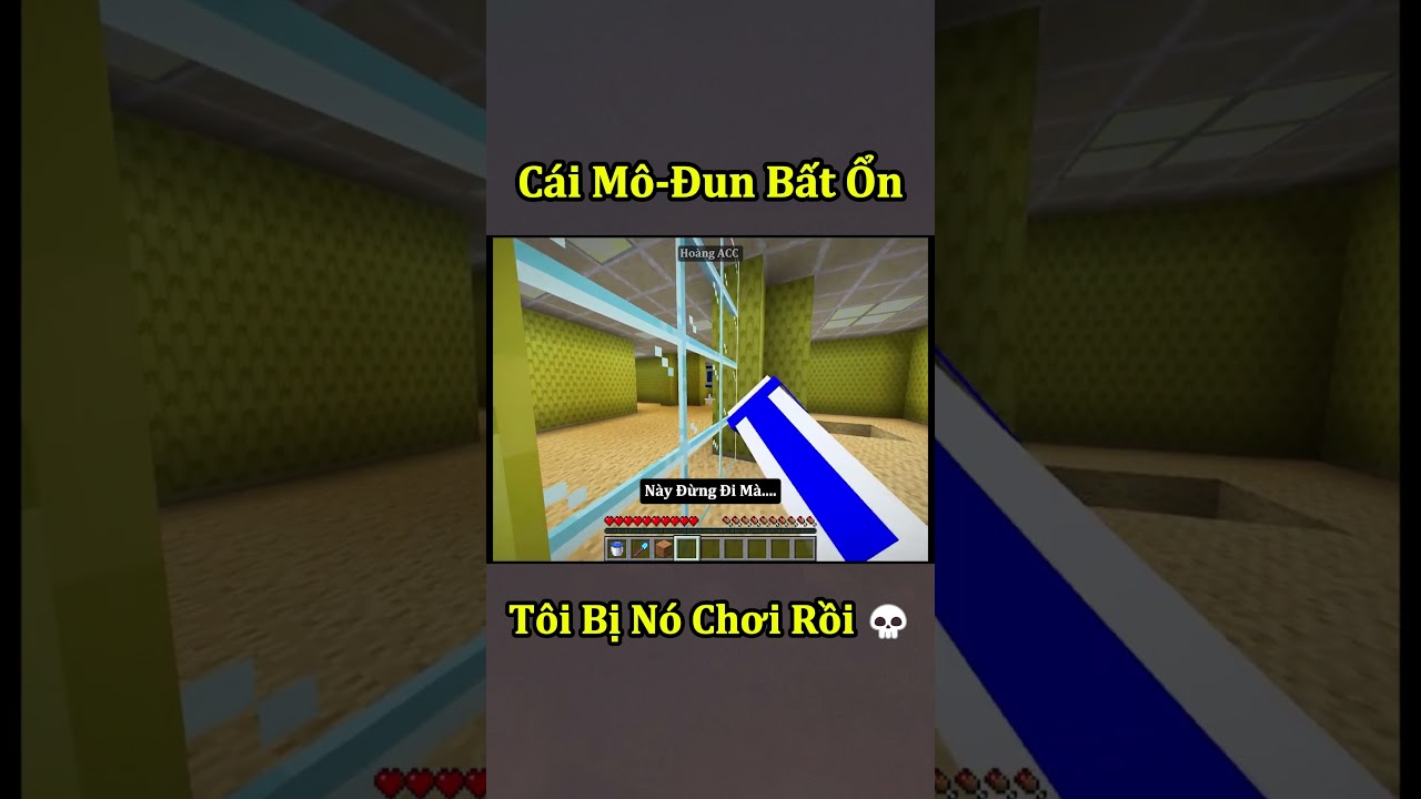 Tôi Đã Bị Cái Mô-Đun Của Thằng Bạn Nhốt Vào Backrooms Vô Hạn 💀 #shorts