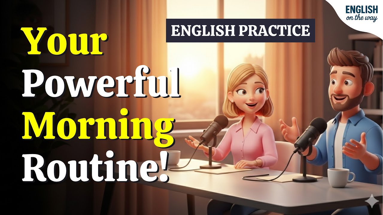 English in Daily Life - The Morning Routine That Makes You Fluent Faster | Easy English Conversation