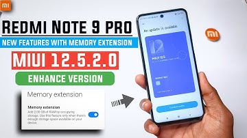 Redmi Note 9 Pro MIUI 12.5.2.0 Enhance Version Update Rollout Start | New Features And First Look