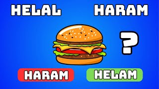 Halal Haram Food Quiz 🍔