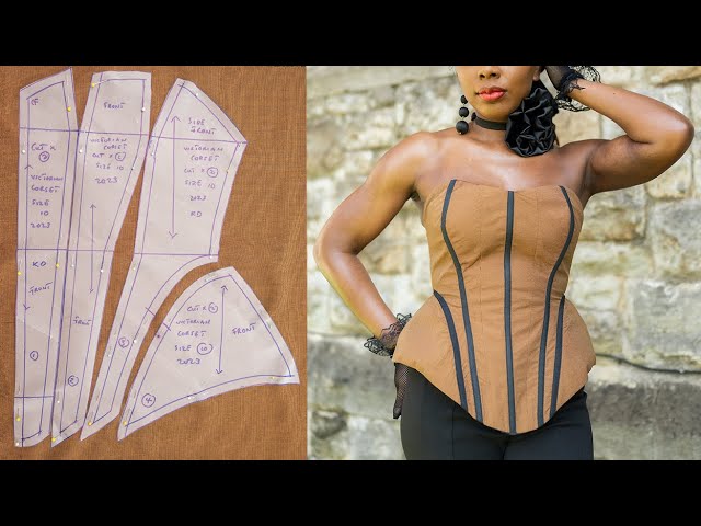 How To Make a Victorian Corset  Pattern and Sewing Tutorial 