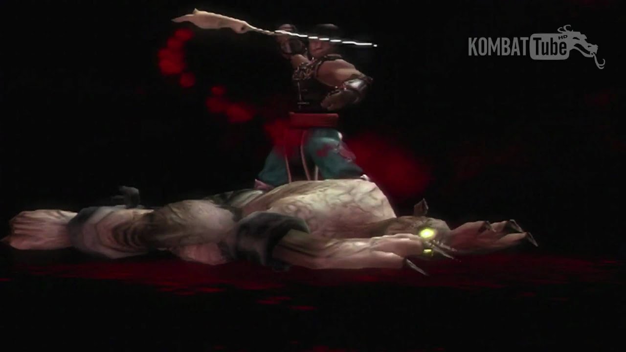 Mortal Kombat Shaolin Monks  Kung Lao's Unfriendly Rabbit Fatality 