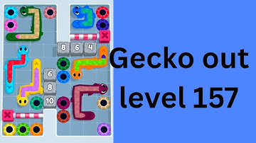 Gecko out level 157 Walkthrough Solution 