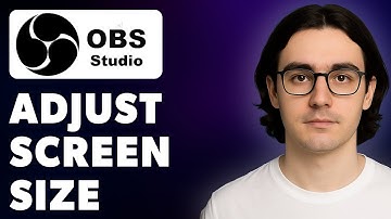 How To Adjust Screen Size! Obs Studio [2025 Guide]