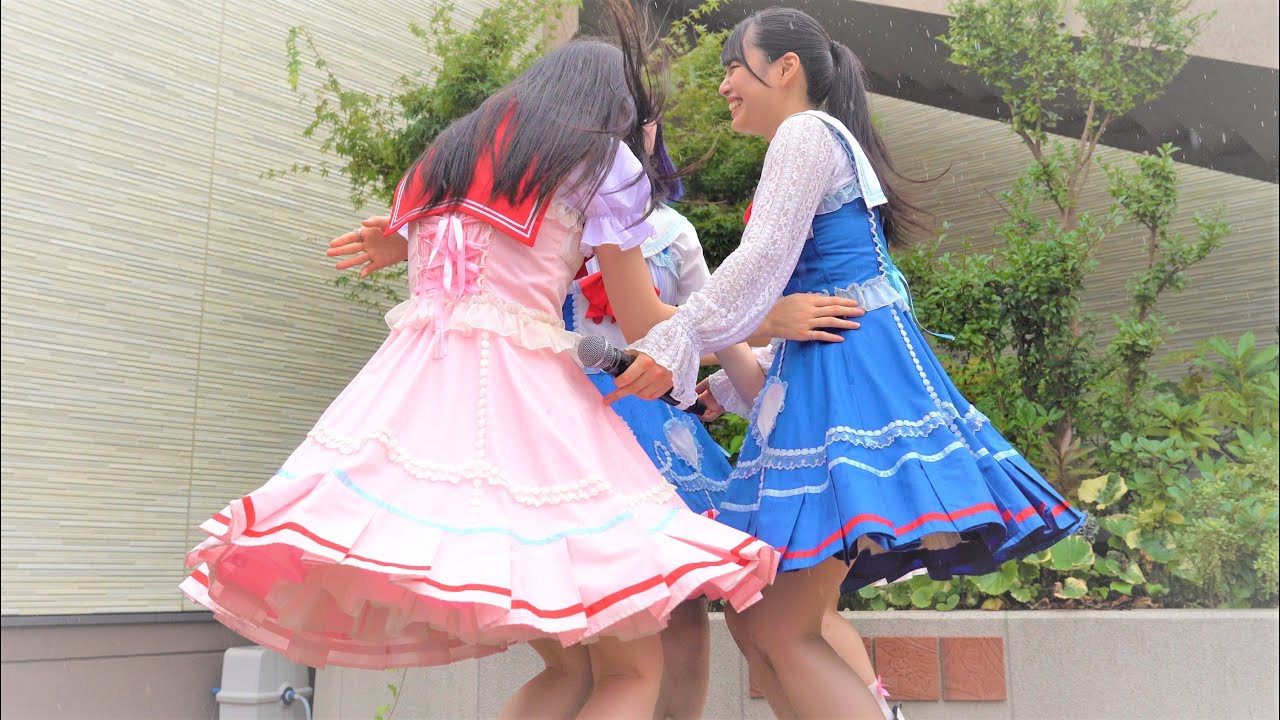 ①ちょっとしたハプニング【4K/α7ⅲ】フルーツリング（Japanese idol group Fruit Ring）ひるマルシェ At イオンタウン新船橋 2020年7月11日（土）
