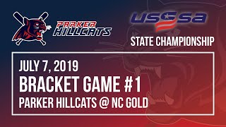 2019-07-07 USSSA State Championship - Bracket Game 1 NC Gold