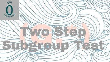 Two Step Subgroup Test | Abstract Algebra | Group | शून्य |