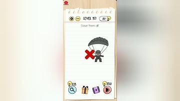 Brain Test Level 157 save them all