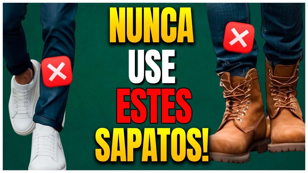 8 Sapatos que nenhum homem com mais de 40 anos deveria usar! | Tenha estilo, mas não desleixo