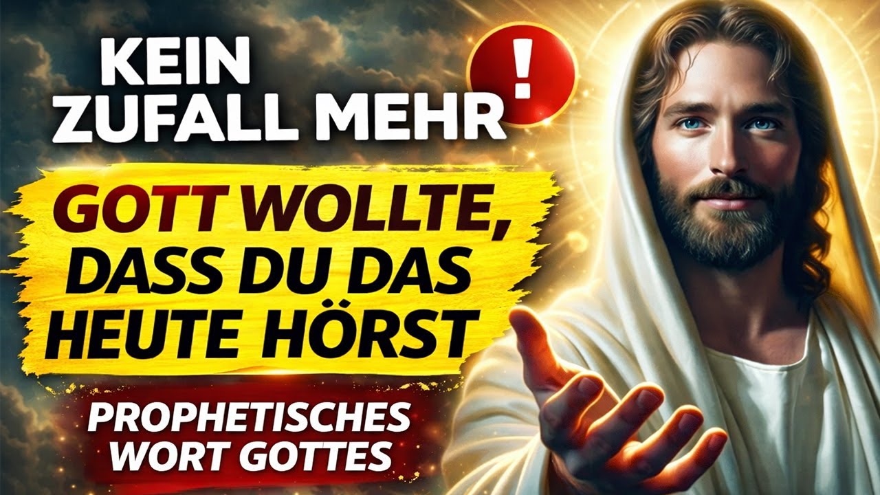 Kein Zufall mehr – Gott wollte, dass du das heute hörst | Prophetisches Wort Gottes