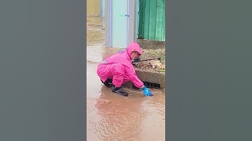 Removing All Trash Clogged Culvert Drain #viral #shortvideo #viralvideo #shorts #video #shortsvideo