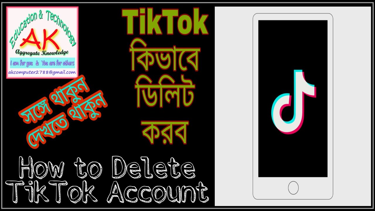 How To Delete TikTok Account YouTube