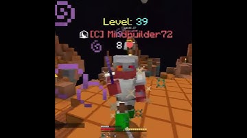 Skywars 3 Block Extent + Double Kill (hypixel) #Shorts