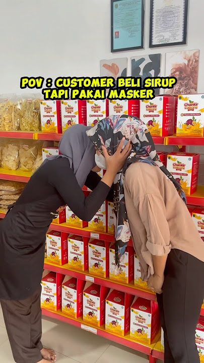 Customer datang pake masker, penjaga toko nya mendadak budek #tokooleholeh #oleholehlabura