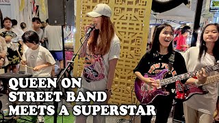 WOW!! Queen On Street Band performed with a SUPERSTAR!