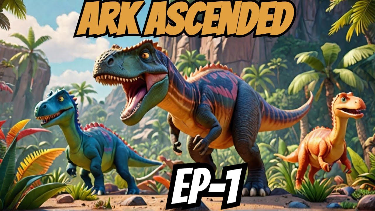 Ark Survival Ascended Surviving day 1 off to a good start - YouTube