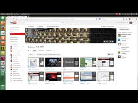 Présentation de ma chaine youtube