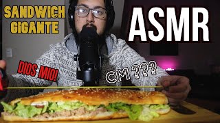 ASMR ESPAÑOL : SANDWICH SUB GIGANTE | Sonidos de Comida EATING SOUNDS MUKBANG #asmrchile