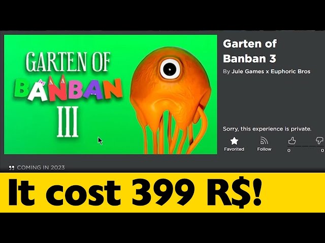 Jule Games on X: Garten of Banban 2 is officially coming to