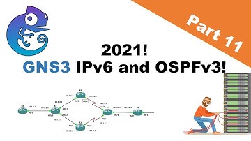 How to configure OSPFv3 with IPv6 address| labeveryday part 11 using GNS3 (2021)