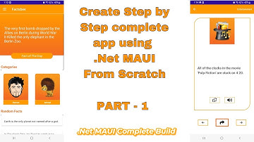.Net MAUI Step by Step Build Project from Scratch - Factsbee Part - 1