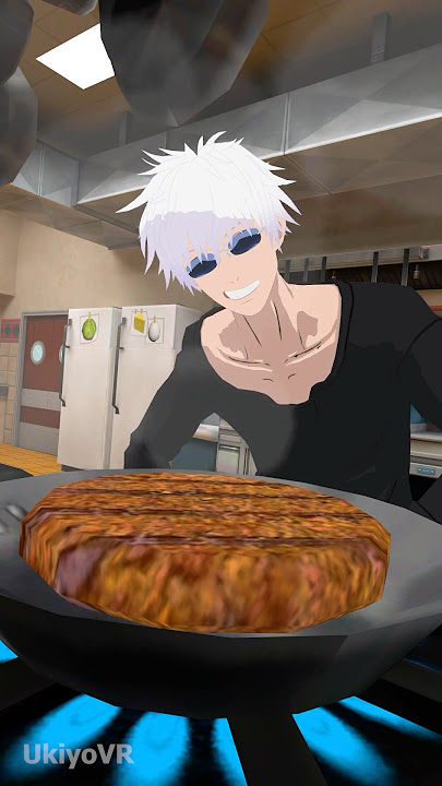 Gojo Satoru cooks for his 3 year old son #jujutsukaisen