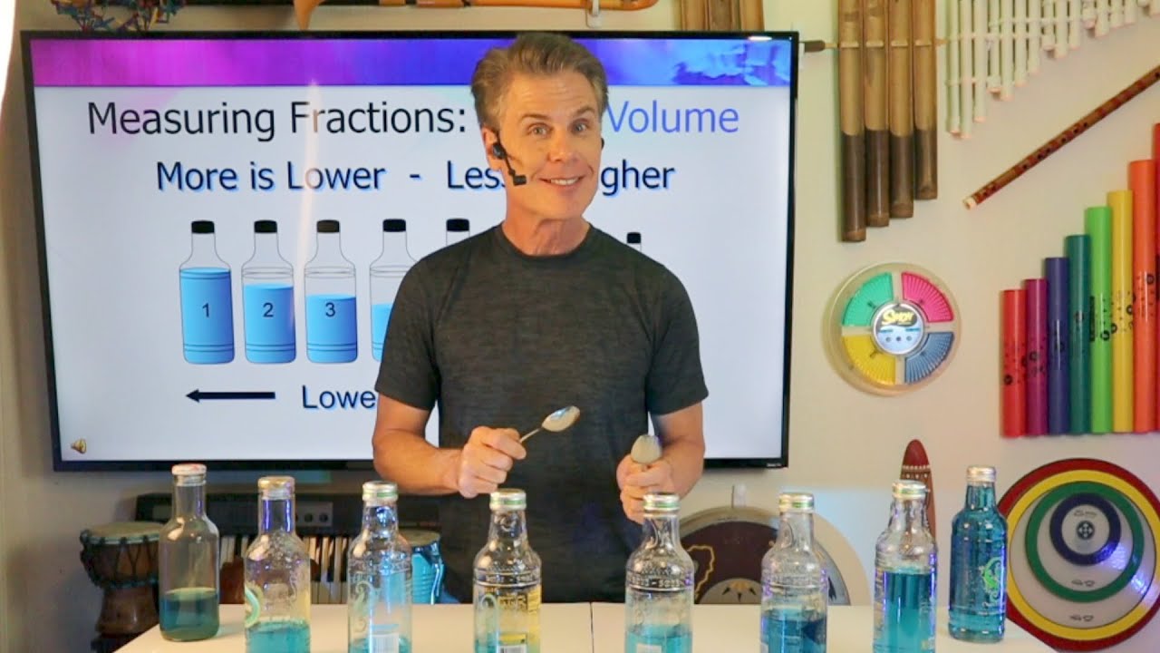 Water Bottle Xylophone (measuring liquid volume) YouTube