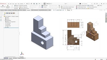 CSWA Practice Problem 1.1 | SolidWorks Tutorial for Beginners
