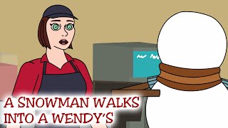 A Snowman Walks Into a Wendy&#39;s (2D Animated Short)