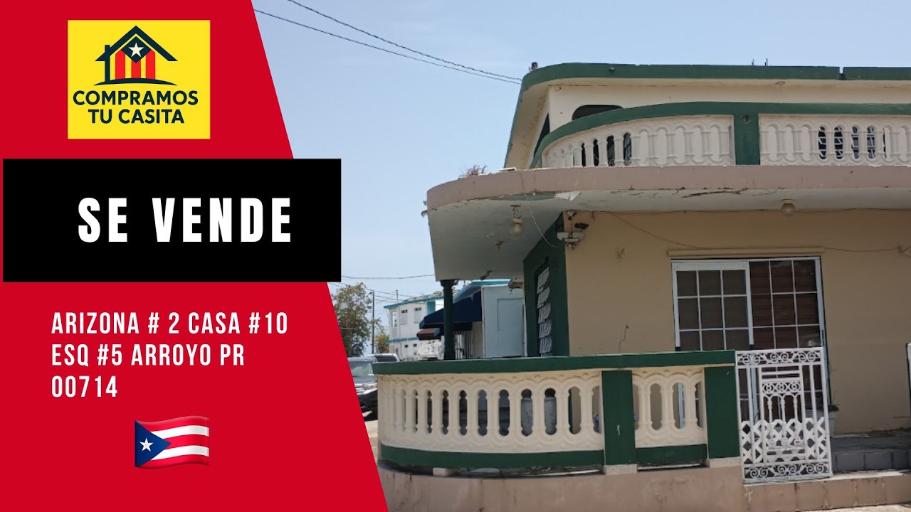 Visitamos una casita en la Comunidad de Arizona # 2 Casa #10 Esq #5 Arroyo PR 00714