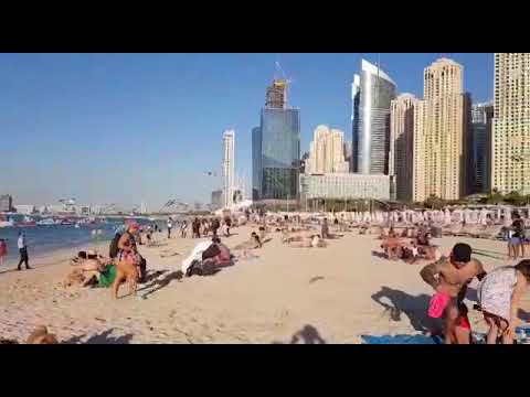 #DubaiMarina Beach #JBRBeach Luxurious Life Of Dubai