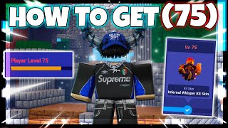 *How To Get LVL 75* (Fast) 😮‍💨| Roblox Bedwars