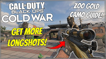 Zoo Longshot Guide - How to Get Longshots In Cold War Season 5 Reloaded! (Gold Camo Guide)