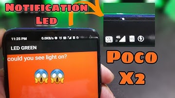 Poco X2 Have LED Notification Light‼️ Asli Sach Poco X2 mai hai Notification Light ?