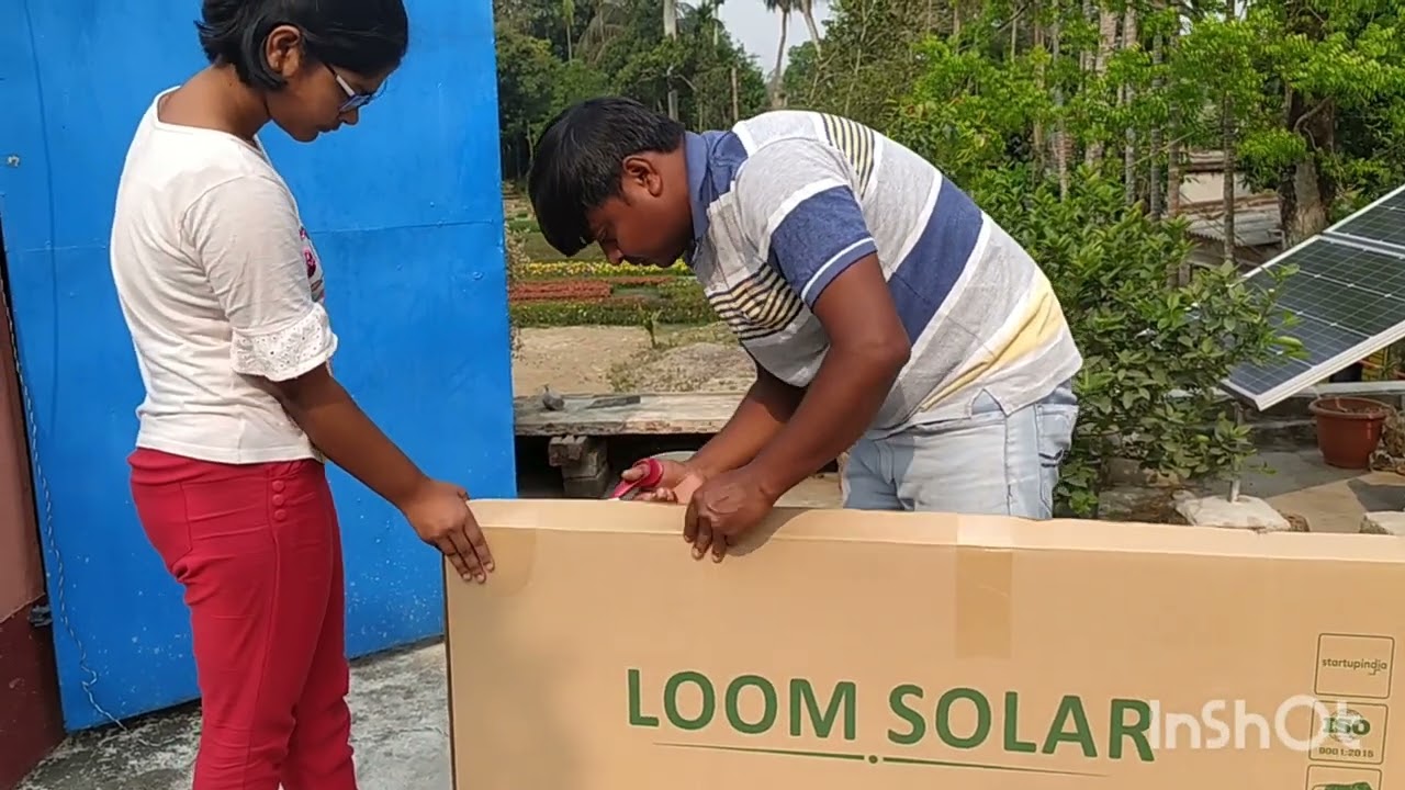 LOOM SOLAR 190X2=380 WATTS UNBOXING.