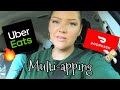UBER EATS vs DOOR DASH! Total Earnings while Multi-apping Gig Apps!