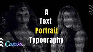 Typography text effect (Text on face / body) | Canva tutorials 37 screenshot 3