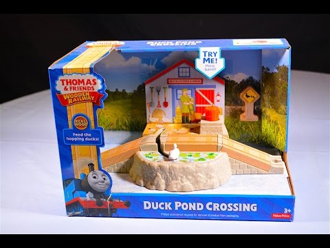 DUCK POND CROSSING 2016 Thomas And Friends Destination Wooden Railway Toy Train Review