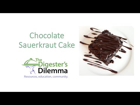 Chocolate Sauerkraut Cake