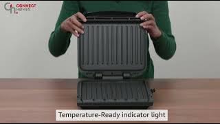 George Foreman 4-Serving Removable Plate Electric Grill and Panini Press, George Tough Non-Stick