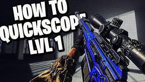 How to QUICKSCOPE on Modern Warfare (BEGINNER SNIPING) - TIPS & TRICKS
