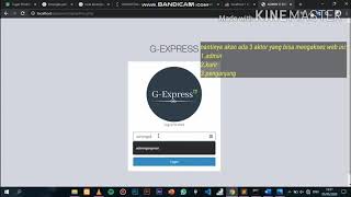 Demo Progres Website G-Express Jasa Pengiriman Barang - Part 1 screenshot 1