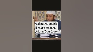 Waktu Mustajab Berdoa- Ustadz Khalid Basalamah#short #ceramah #youtube
