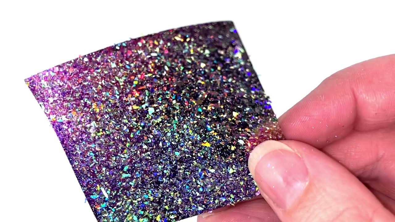 SolarColorDust.com Aurora Holographic Flakes - Lyra - Holo Flakes for Resin, Nail Art, and More!